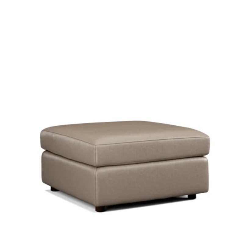 Leather Ottoman