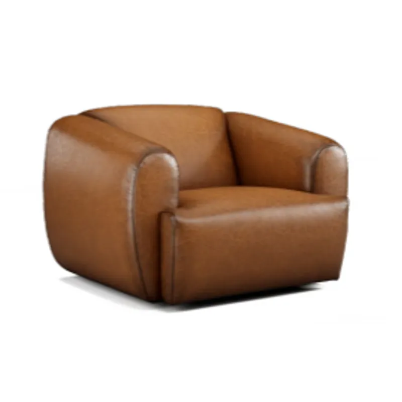 Leather Stationary Chair