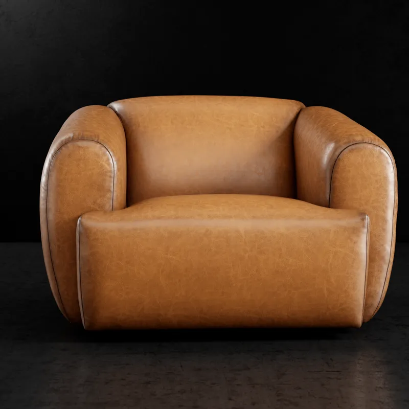 Leather Swivel Chair