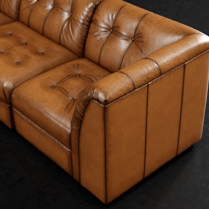 Leather Corner Chair