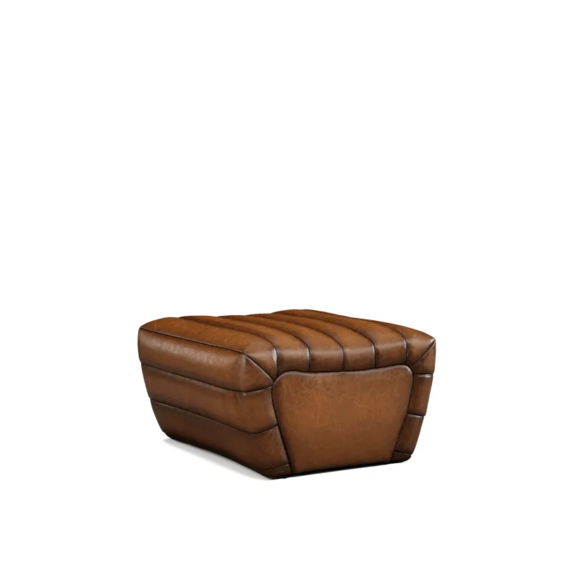 Leather Ottoman