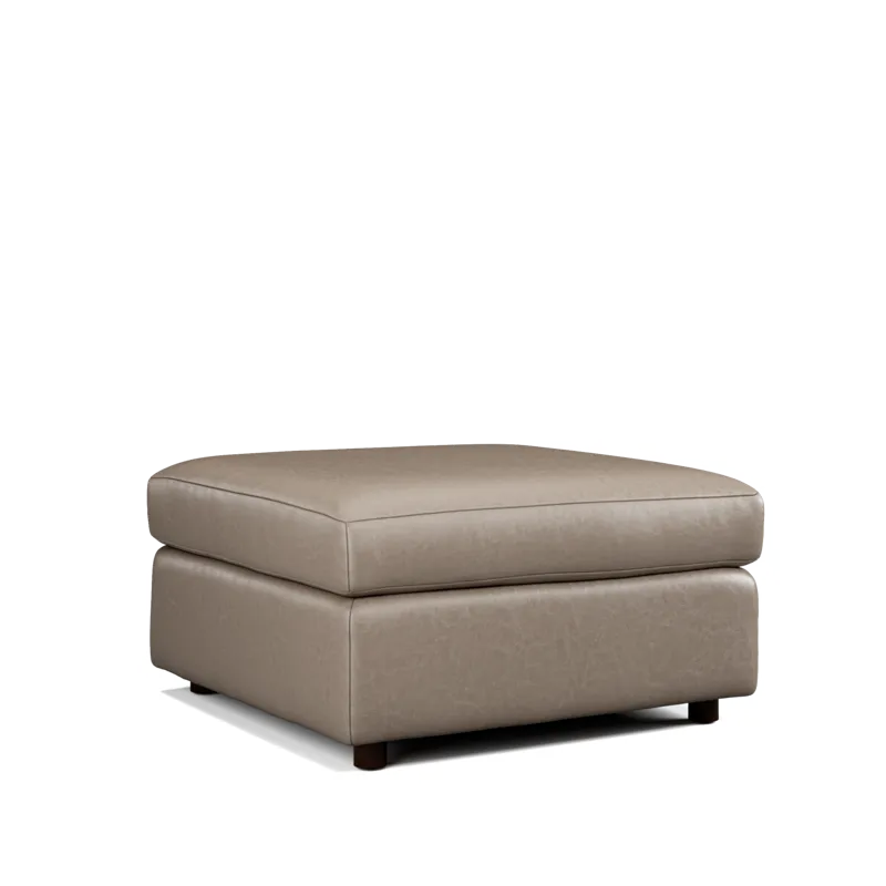 Leather Ottoman