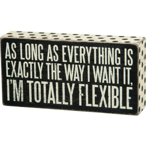 Totally Flexible Box Sign