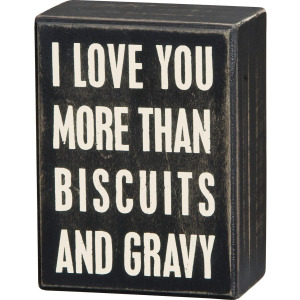 Biscuits Box Sign