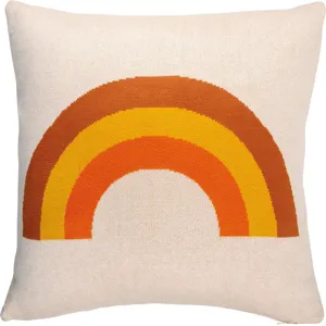 Tricolor Rainbow Pillow