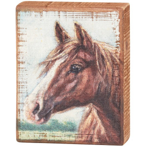 Horse Block Sign