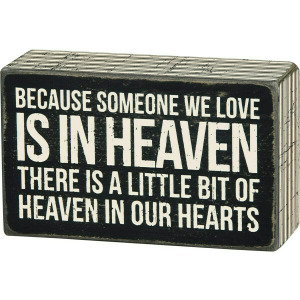 In Our Hearts Box Sign