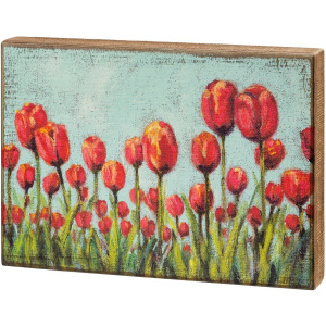 Tulips Box Sign