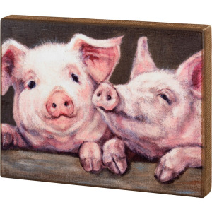 Pigs Box Sign