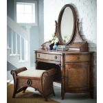 Bamboo Vanity Bench/Mirror