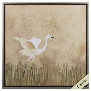 Egret Alighting I Canvas