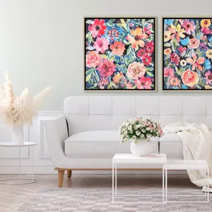 Breezy Petals I Canvas