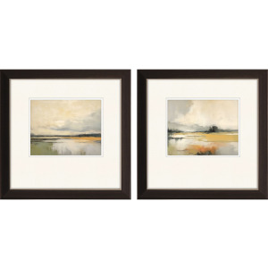 Silent Landscape I S/2 Framed Art
