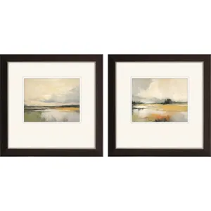 Silent Landscape I S/2 Framed Art