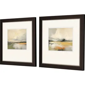 Silent Landscape I S/2 Framed Art