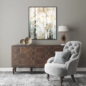 Birch Silhouette I Canvas