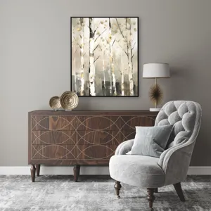 Birch Silhouette III Canvas