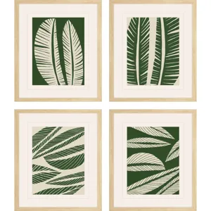 Tropical Flourish S/4 Framed Art