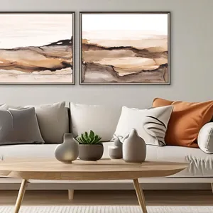 Neutralscape II Non-Glass Framed Art