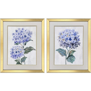 Pretty in Purple S/2 Framed Art