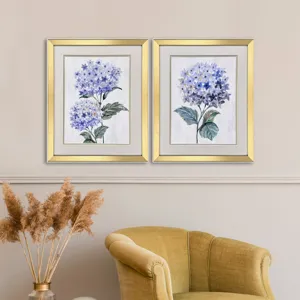 Pretty in Purple S/2 Framed Art