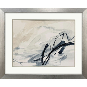 Indigo Markings II Framed Art