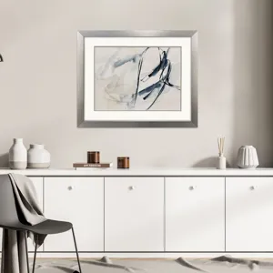 Indigo Markings IV Framed Art