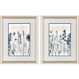 Blue Dye S/2 Framed Art
