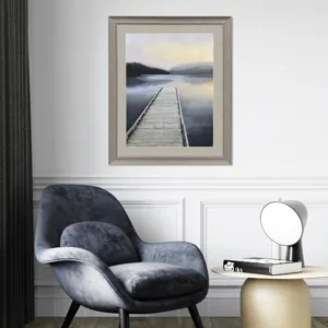 Reflective Aurora Framed Art