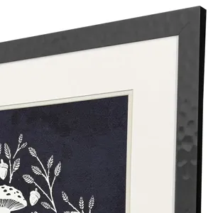 Rabbits and Mushrooms II Framed Art