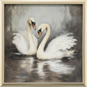 Ballet of the Swans I Framed Art