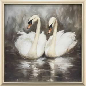 Ballet of the Swans II Framed Art