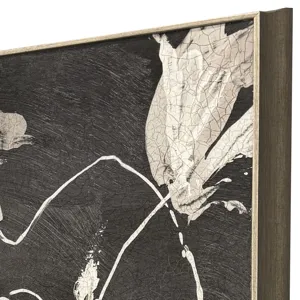 Neutral Flora I Non-Glass Framed Art