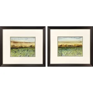 Abstract Vast Field S/2 Framed Art