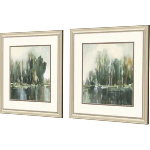 Textured Treeline S/2 Framed Art