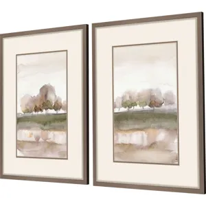 Soft Welcome Spring S/2 Framed Art