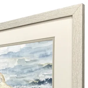 Beach Sandpipers S/2 Framed Art