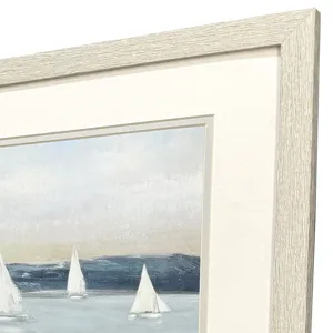 Sailing Scene S/2 Framed Art