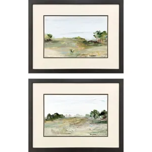 Relaxing View S/2 Framed Art