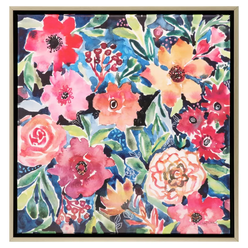 Breezy Petals I Canvas