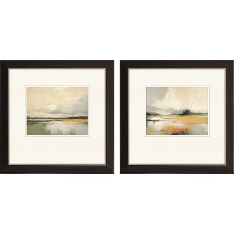 Silent Landscape I S/2 Framed Art