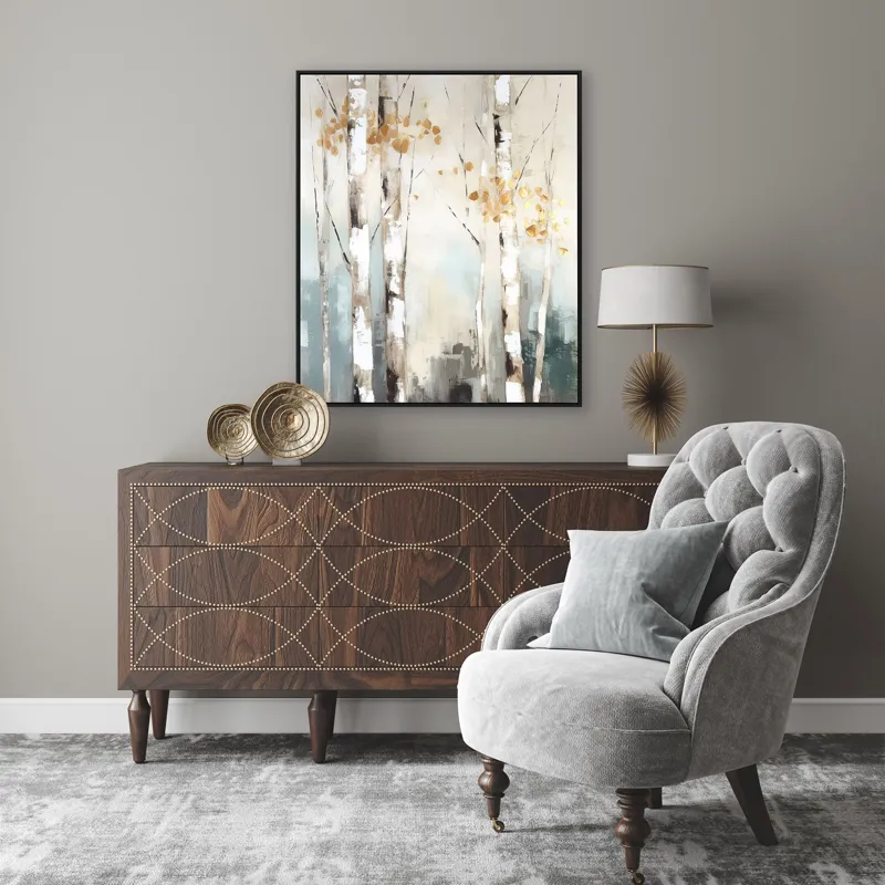 Birch Silhouette II Canvas