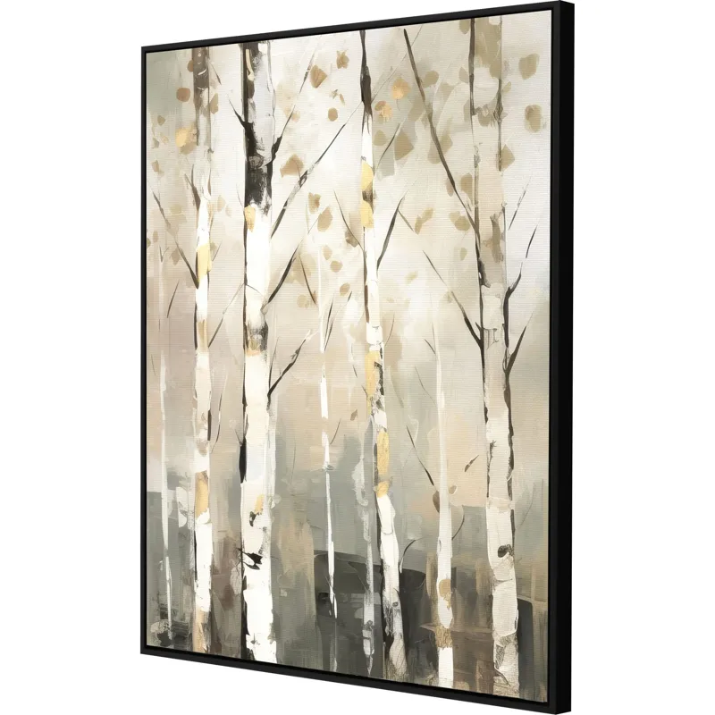 Birch Silhouette III Canvas