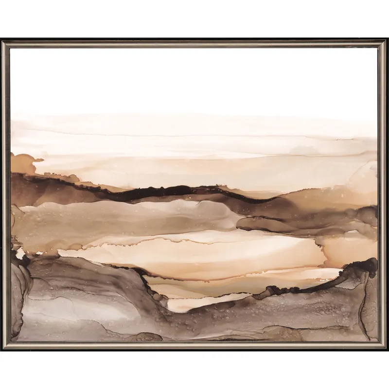 Neutralscape II Non-Glass Framed Art