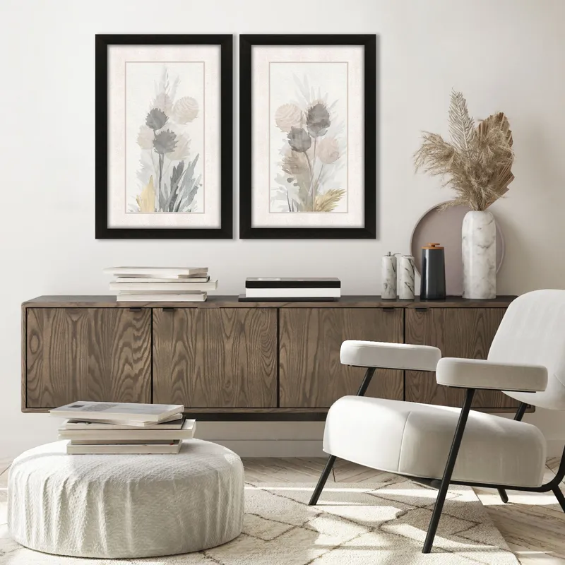 Cattail Road S/2 Framed Art