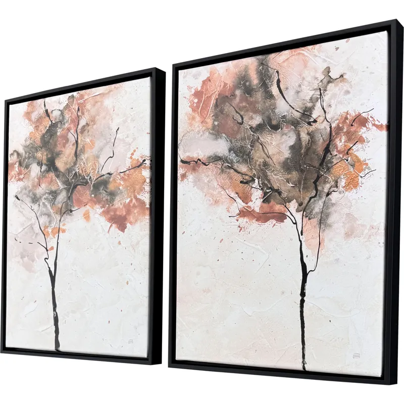 Textural Trees S/2 - Canvas