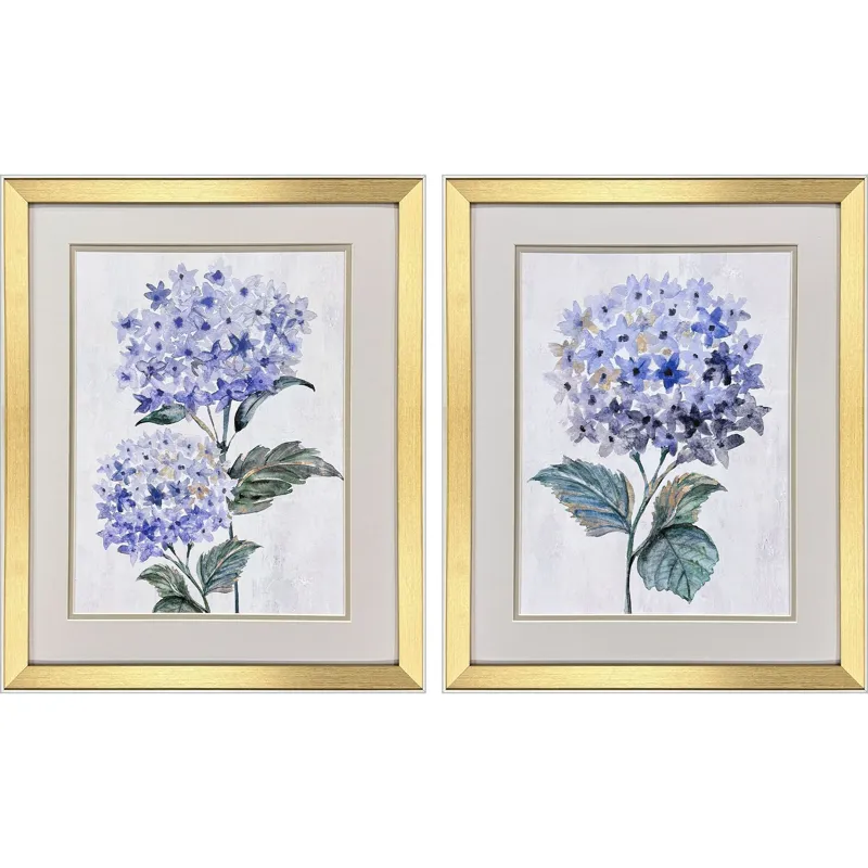 Pretty in Purple S/2 Framed Art