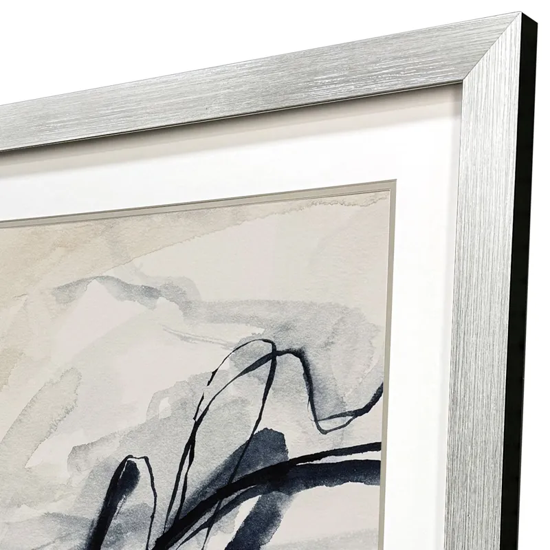 Indigo Markings II Framed Art