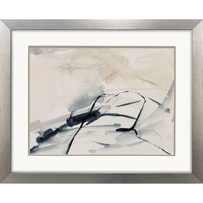 Indigo Markings III Framed Art
