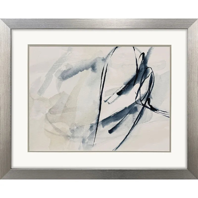 Indigo Markings IV Framed Art